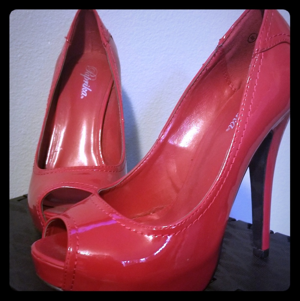 Red High heels